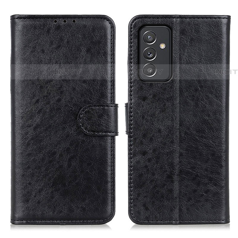 Custodia Portafoglio In Pelle Cover con Supporto A07D per Samsung Galaxy A05s Nero