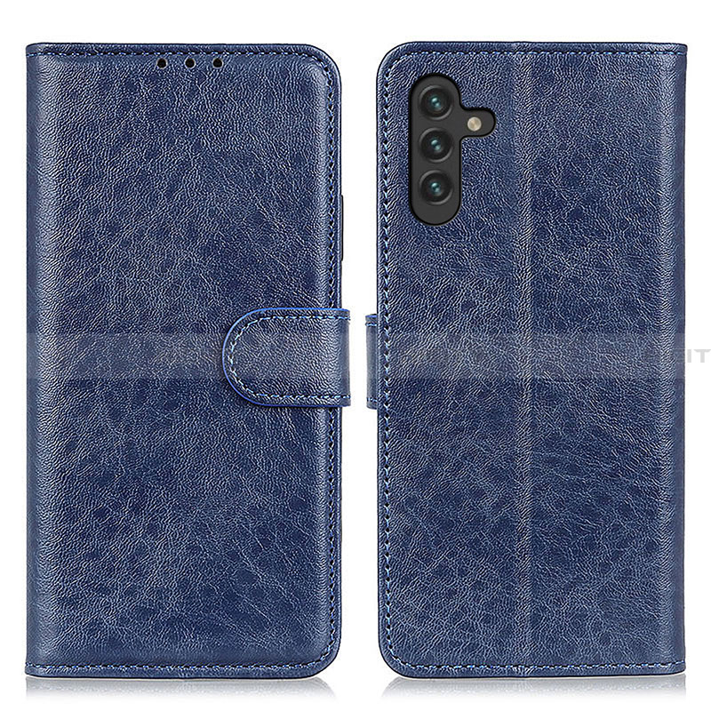 Custodia Portafoglio In Pelle Cover con Supporto A07D per Samsung Galaxy A13 5G Blu