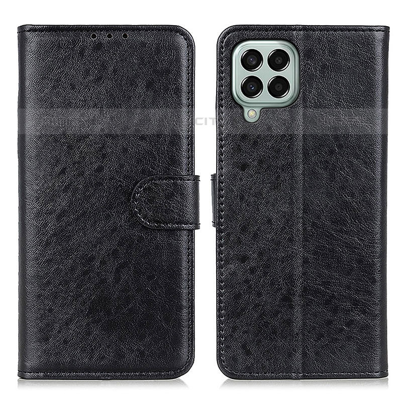 Custodia Portafoglio In Pelle Cover con Supporto A07D per Samsung Galaxy M33 5G Nero