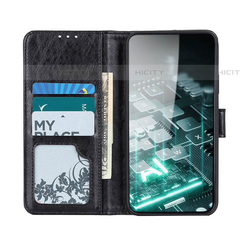 Custodia Portafoglio In Pelle Cover con Supporto A07D per Samsung Galaxy Quantum4 5G