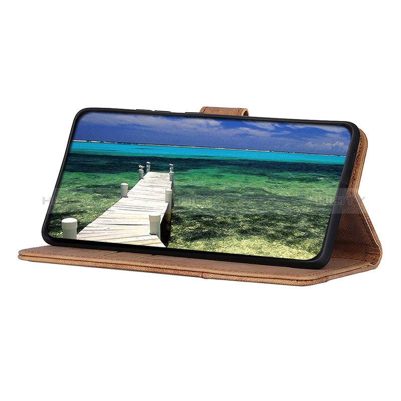 Custodia Portafoglio In Pelle Cover con Supporto A07D per Sony Xperia 10 III Lite