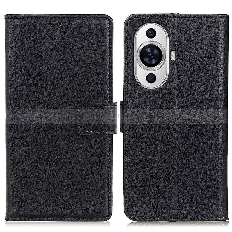 Custodia Portafoglio In Pelle Cover con Supporto A08D per Huawei Nova 11 Pro Nero