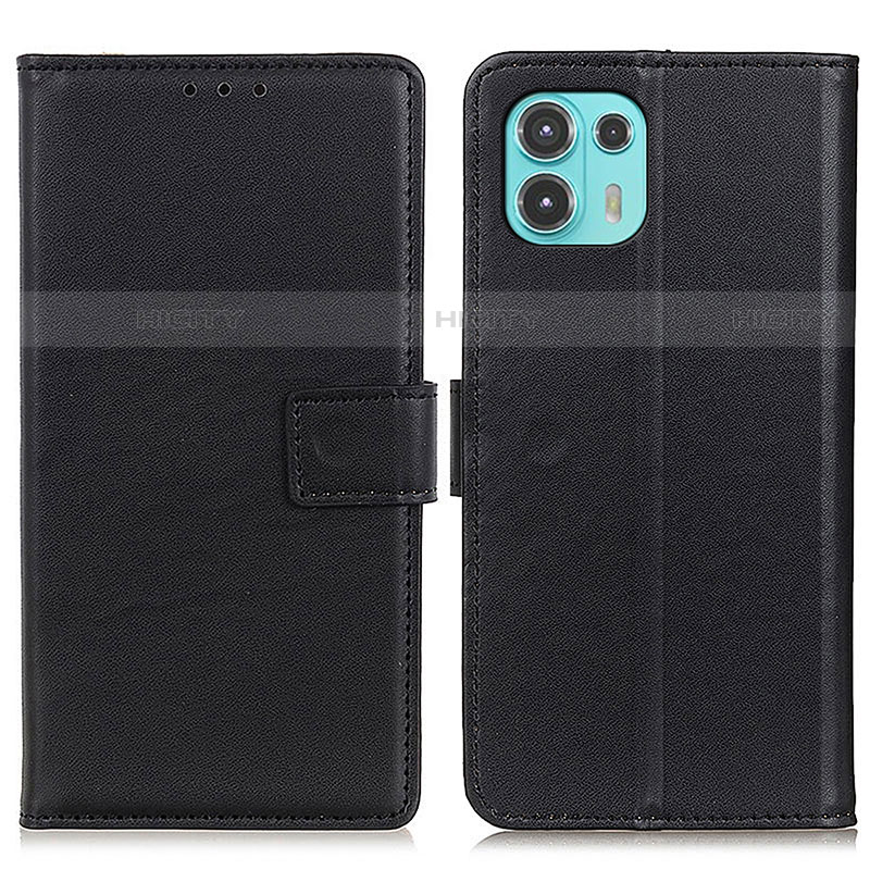 Custodia Portafoglio In Pelle Cover con Supporto A08D per Motorola Moto Edge 20 Lite 5G Nero