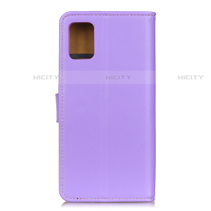 Custodia Portafoglio In Pelle Cover con Supporto A08D per Motorola Moto Edge S 5G Viola