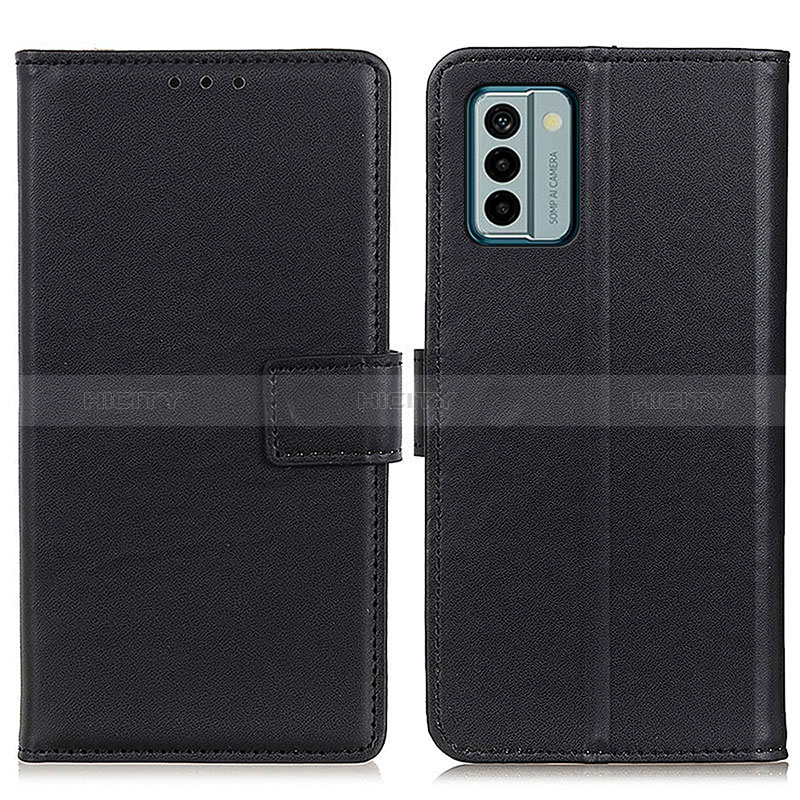 Custodia Portafoglio In Pelle Cover con Supporto A08D per Nokia G22 Nero