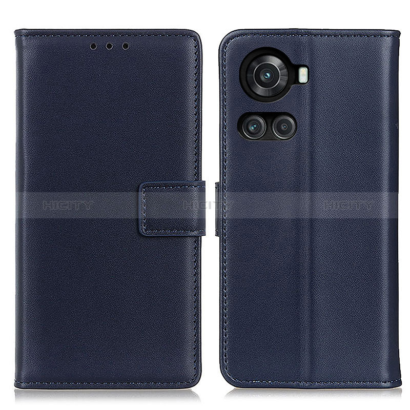 Custodia Portafoglio In Pelle Cover con Supporto A08D per OnePlus 10R 5G Blu