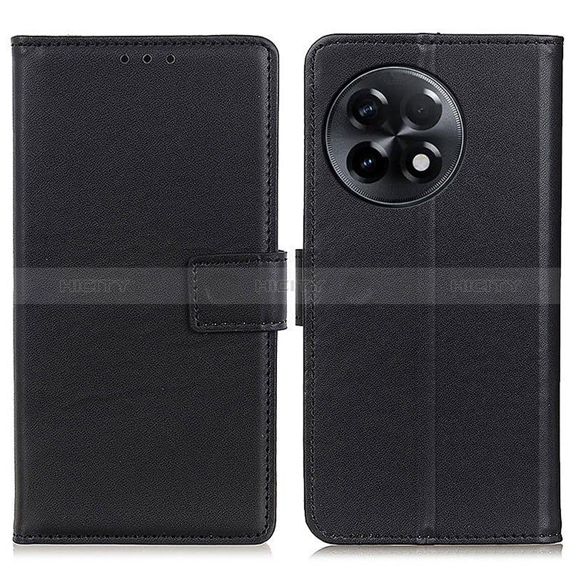 Custodia Portafoglio In Pelle Cover con Supporto A08D per OnePlus 11R 5G Nero