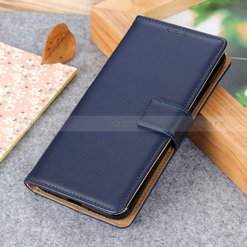 Custodia Portafoglio In Pelle Cover con Supporto A08D per OnePlus 9 5G Blu