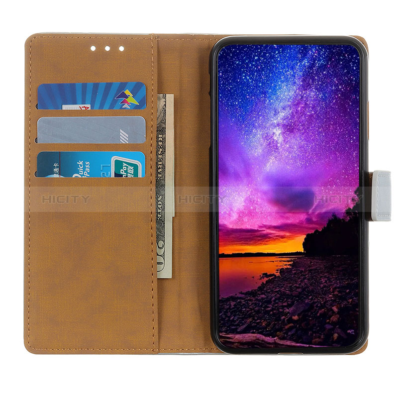 Custodia Portafoglio In Pelle Cover con Supporto A08D per Oppo A16