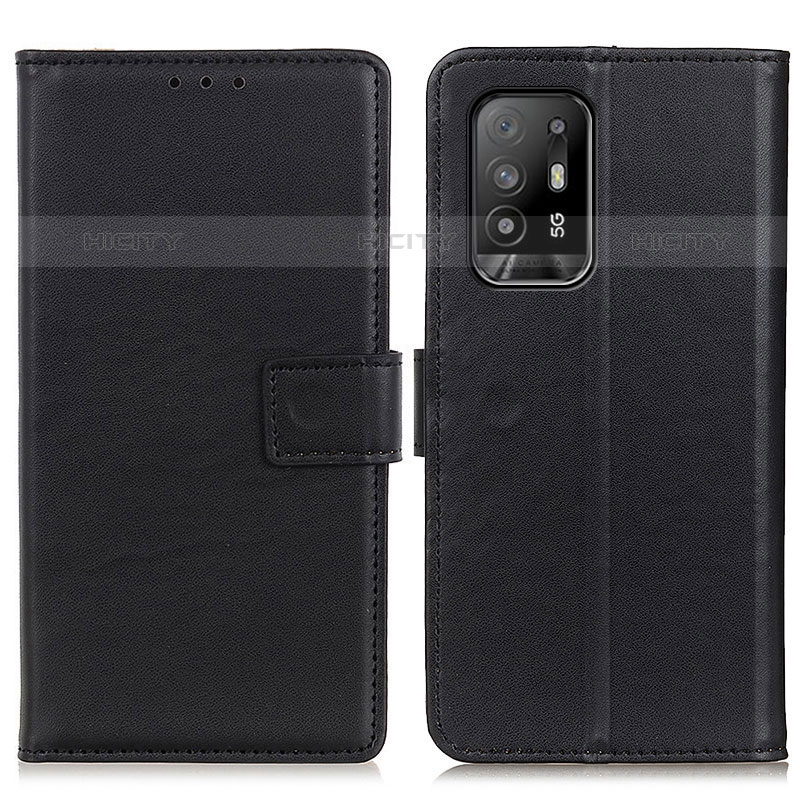 Custodia Portafoglio In Pelle Cover con Supporto A08D per Oppo A95 5G Nero