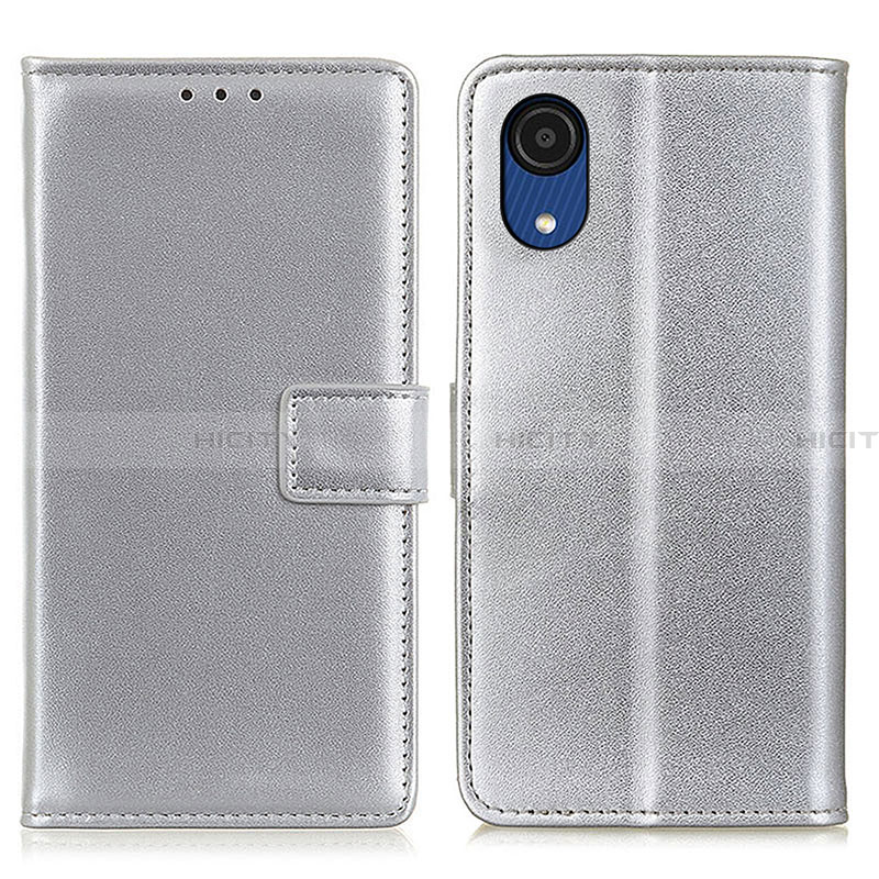 Custodia Portafoglio In Pelle Cover con Supporto A08D per Samsung Galaxy A03 Core