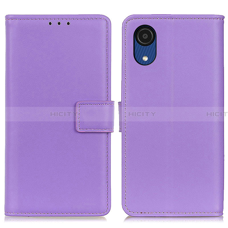 Custodia Portafoglio In Pelle Cover con Supporto A08D per Samsung Galaxy A03 Core