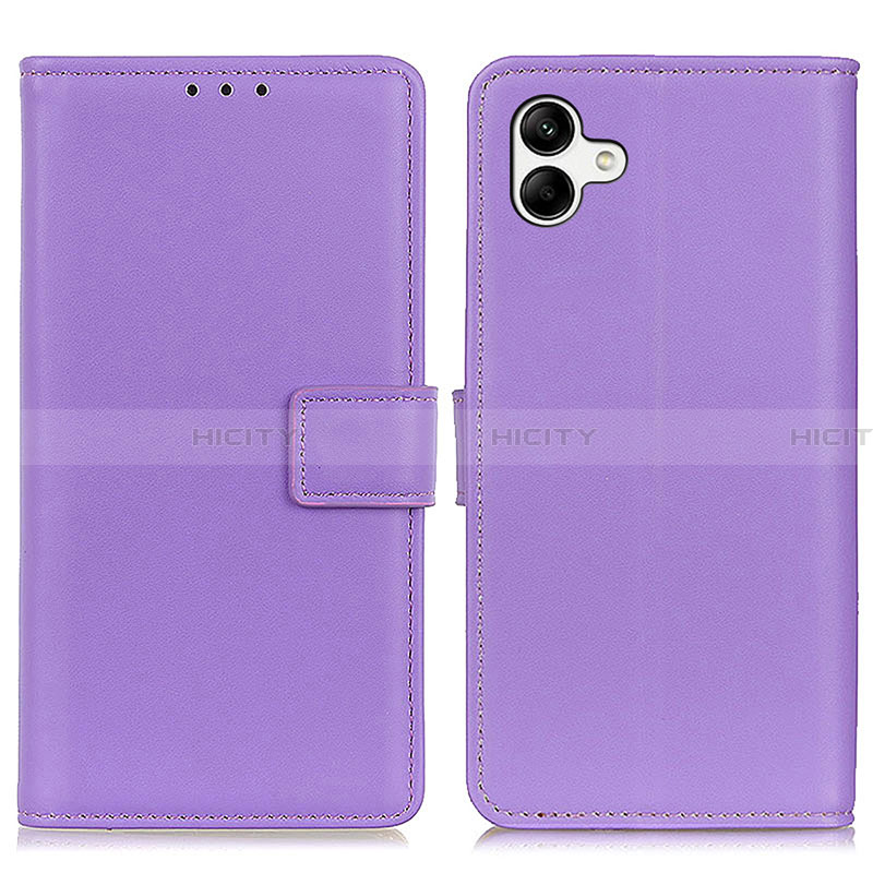 Custodia Portafoglio In Pelle Cover con Supporto A08D per Samsung Galaxy A04 4G Viola