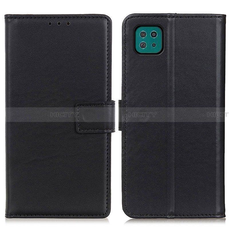 Custodia Portafoglio In Pelle Cover con Supporto A08D per Samsung Galaxy A22 5G Nero