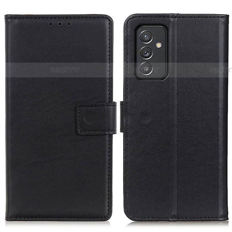 Custodia Portafoglio In Pelle Cover con Supporto A08D per Samsung Galaxy A24 4G Nero