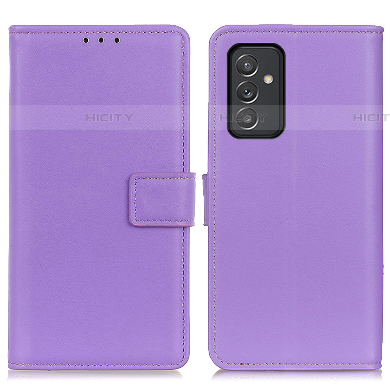 Custodia Portafoglio In Pelle Cover con Supporto A08D per Samsung Galaxy A24 4G Viola