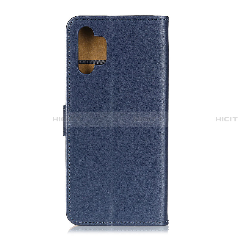 Custodia Portafoglio In Pelle Cover con Supporto A08D per Samsung Galaxy A32 4G Blu