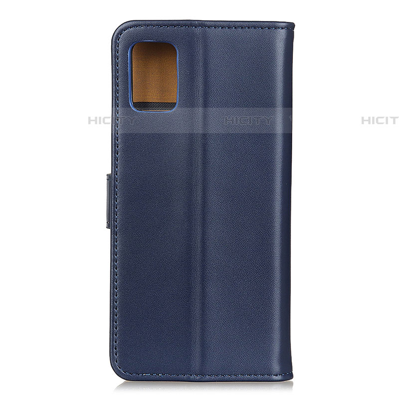 Custodia Portafoglio In Pelle Cover con Supporto A08D per Samsung Galaxy A52 5G Blu