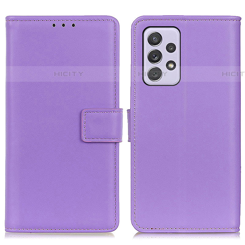 Custodia Portafoglio In Pelle Cover con Supporto A08D per Samsung Galaxy A73 5G Viola