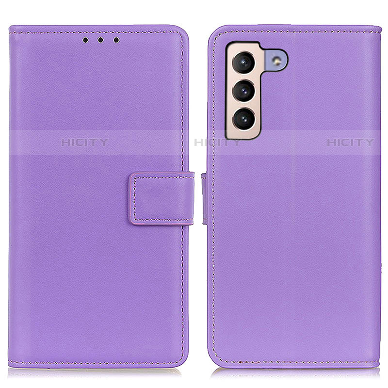 Custodia Portafoglio In Pelle Cover con Supporto A08D per Samsung Galaxy S23 5G Viola