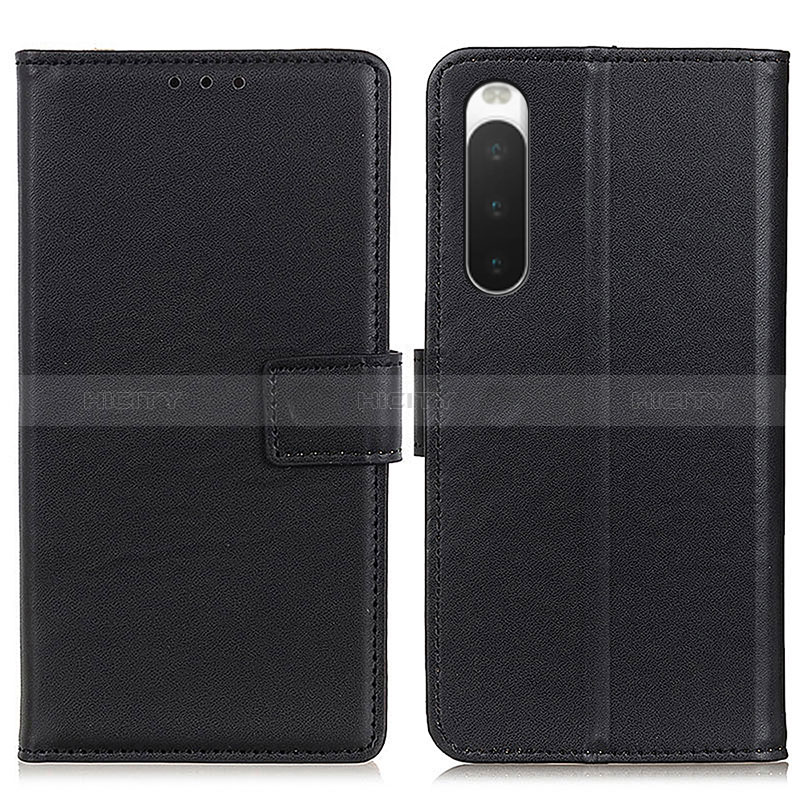 Custodia Portafoglio In Pelle Cover con Supporto A08D per Sony Xperia 10 IV SO-52C