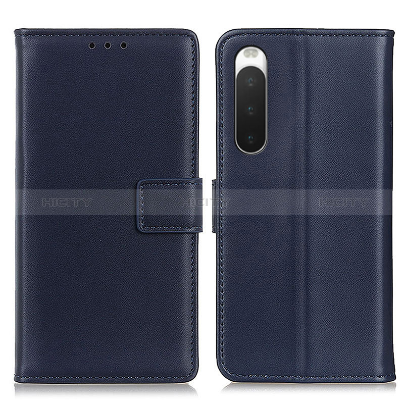 Custodia Portafoglio In Pelle Cover con Supporto A08D per Sony Xperia 10 IV SO-52C