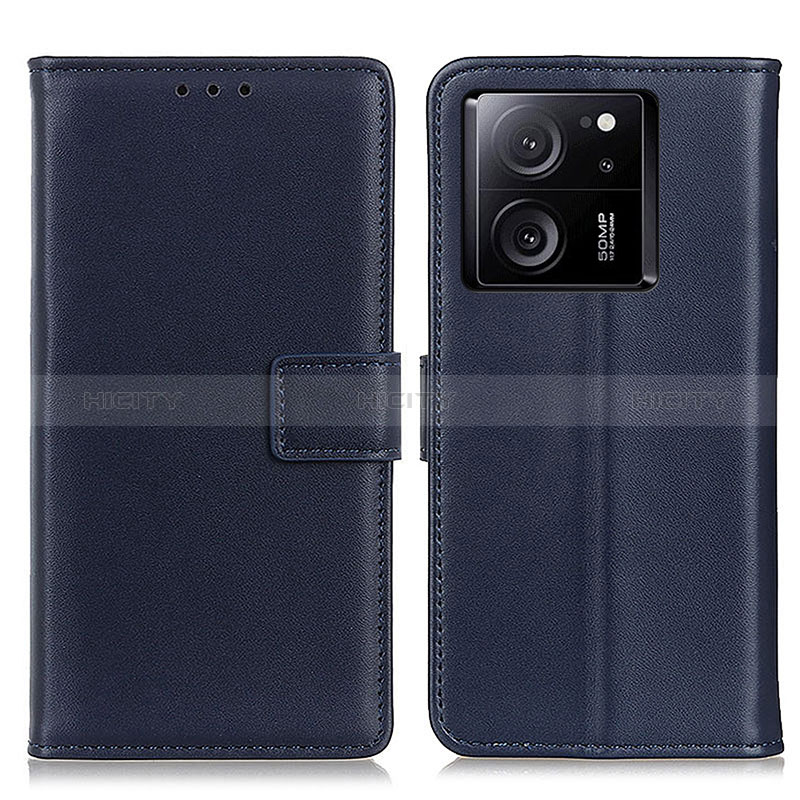 Custodia Portafoglio In Pelle Cover con Supporto A08D per Xiaomi Mi 13T 5G Blu