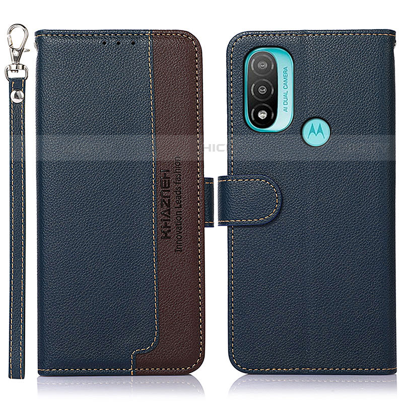 Custodia Portafoglio In Pelle Cover con Supporto A09D per Motorola Moto E20