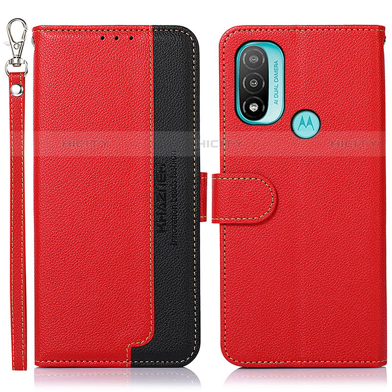 Custodia Portafoglio In Pelle Cover con Supporto A09D per Motorola Moto E20