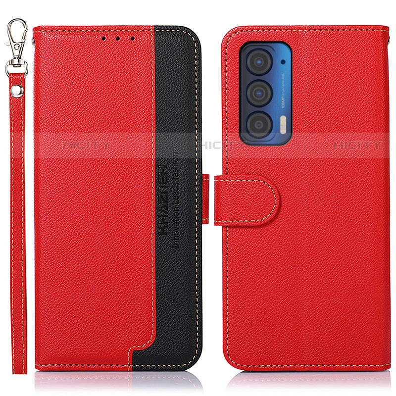 Custodia Portafoglio In Pelle Cover con Supporto A09D per Motorola Moto Edge (2021) 5G