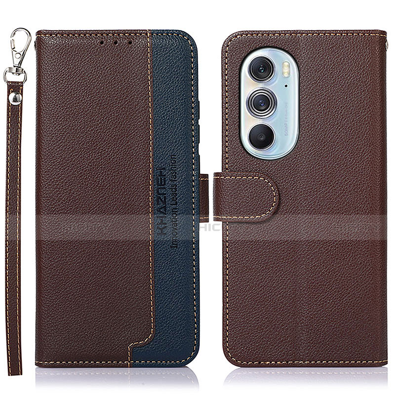 Custodia Portafoglio In Pelle Cover con Supporto A09D per Motorola Moto Edge X30 5G