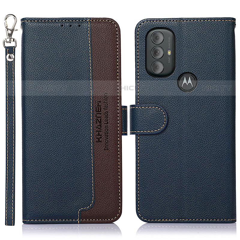 Custodia Portafoglio In Pelle Cover con Supporto A09D per Motorola Moto G Play Gen 2