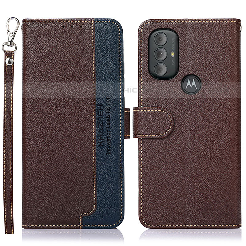 Custodia Portafoglio In Pelle Cover con Supporto A09D per Motorola Moto G Play Gen 2