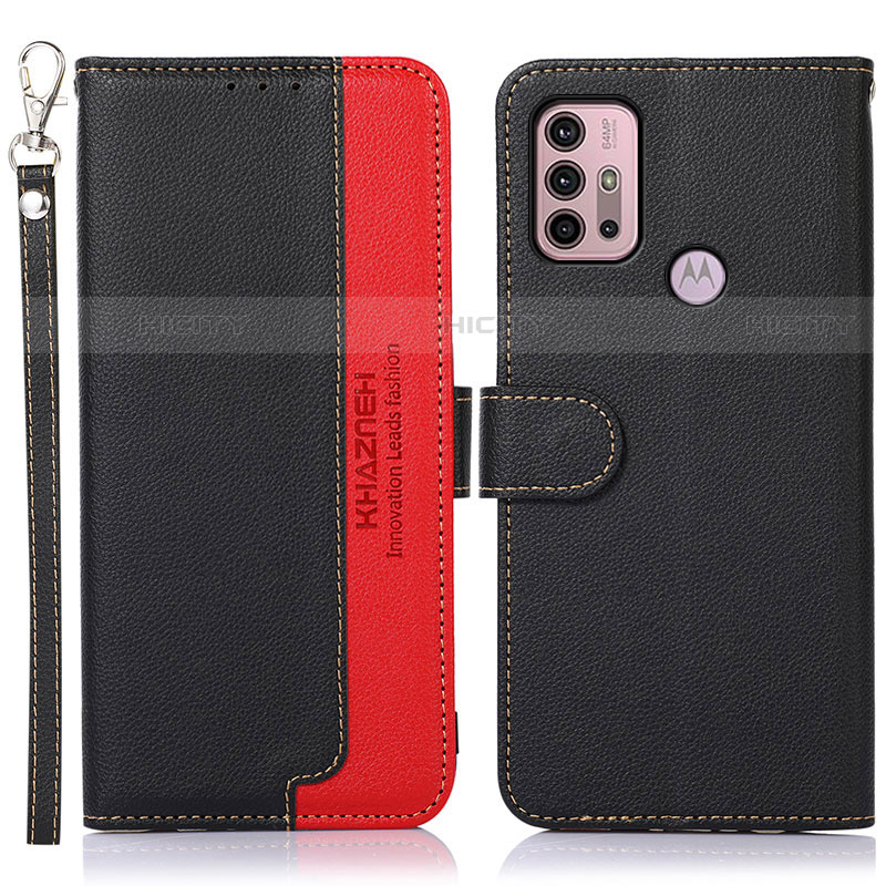 Custodia Portafoglio In Pelle Cover con Supporto A09D per Motorola Moto G31