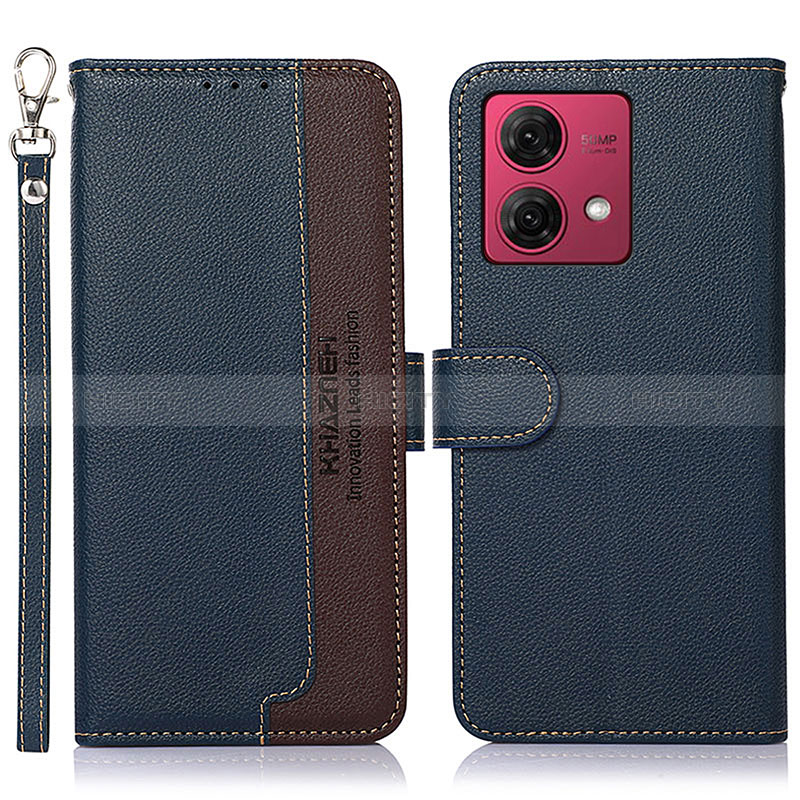 Custodia Portafoglio In Pelle Cover con Supporto A09D per Motorola Moto G84 5G