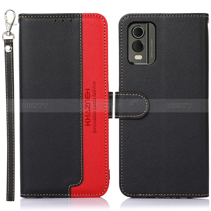 Custodia Portafoglio In Pelle Cover con Supporto A09D per Nokia C32