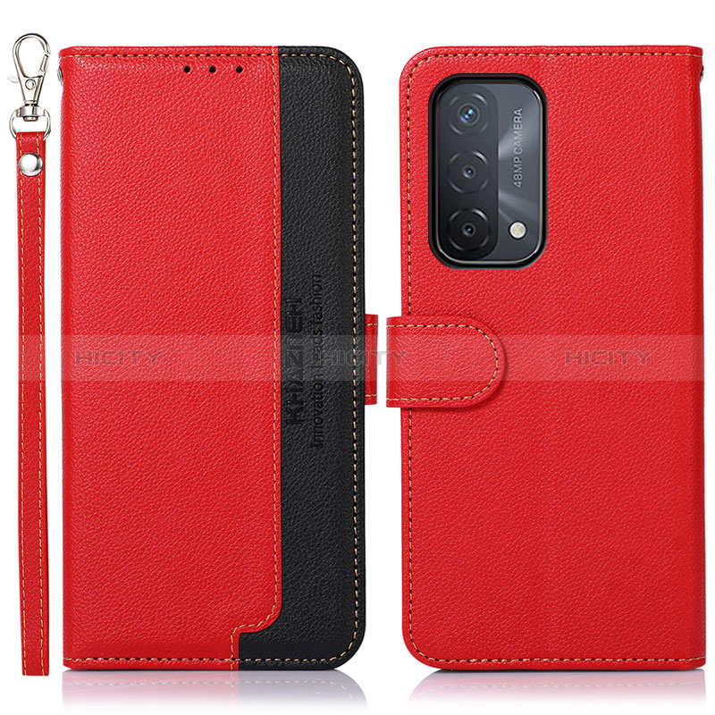 Custodia Portafoglio In Pelle Cover con Supporto A09D per Oppo A74 5G