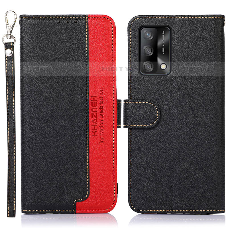 Custodia Portafoglio In Pelle Cover con Supporto A09D per Oppo Reno6 Lite