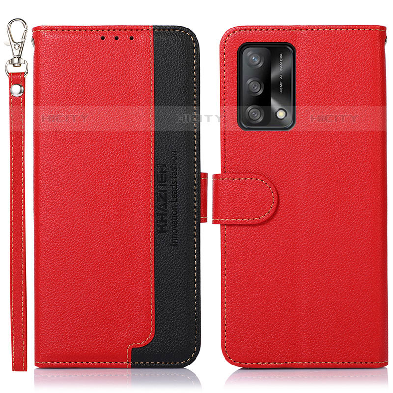 Custodia Portafoglio In Pelle Cover con Supporto A09D per Oppo Reno6 Lite