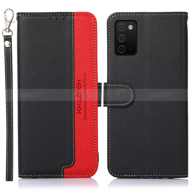 Custodia Portafoglio In Pelle Cover con Supporto A09D per Samsung Galaxy A02s