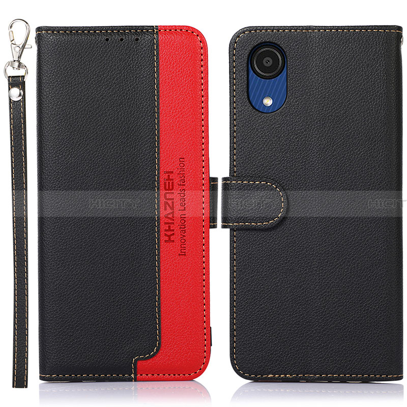 Custodia Portafoglio In Pelle Cover con Supporto A09D per Samsung Galaxy A03 Core