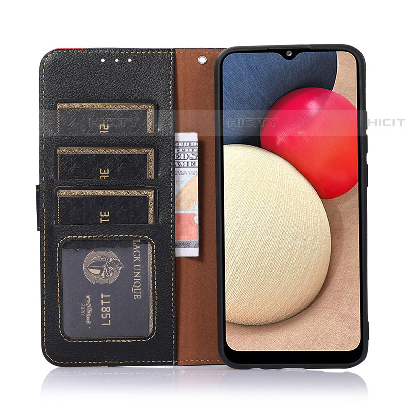 Custodia Portafoglio In Pelle Cover con Supporto A09D per Samsung Galaxy A04E