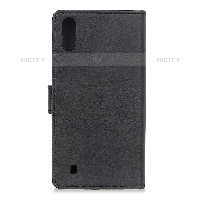 Custodia Portafoglio In Pelle Cover con Supporto A09D per Samsung Galaxy M01 Nero