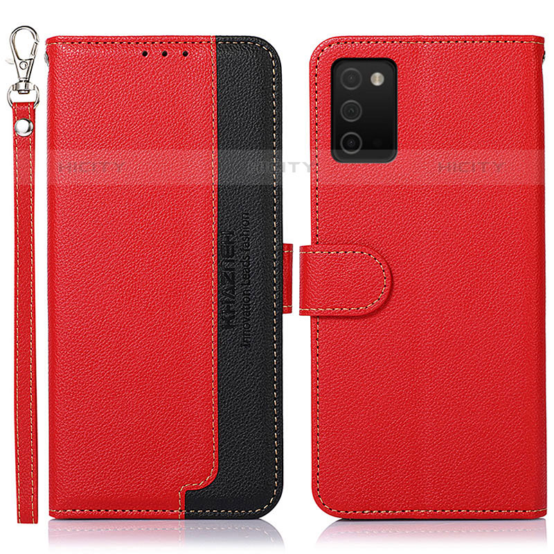 Custodia Portafoglio In Pelle Cover con Supporto A09D per Samsung Galaxy M02s