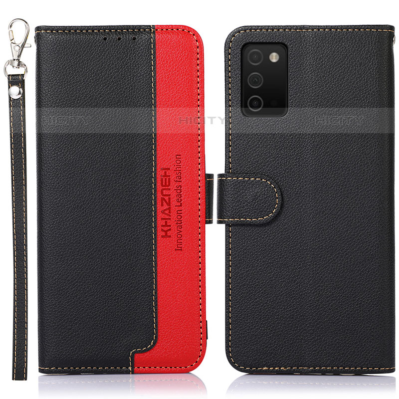 Custodia Portafoglio In Pelle Cover con Supporto A09D per Samsung Galaxy M02s