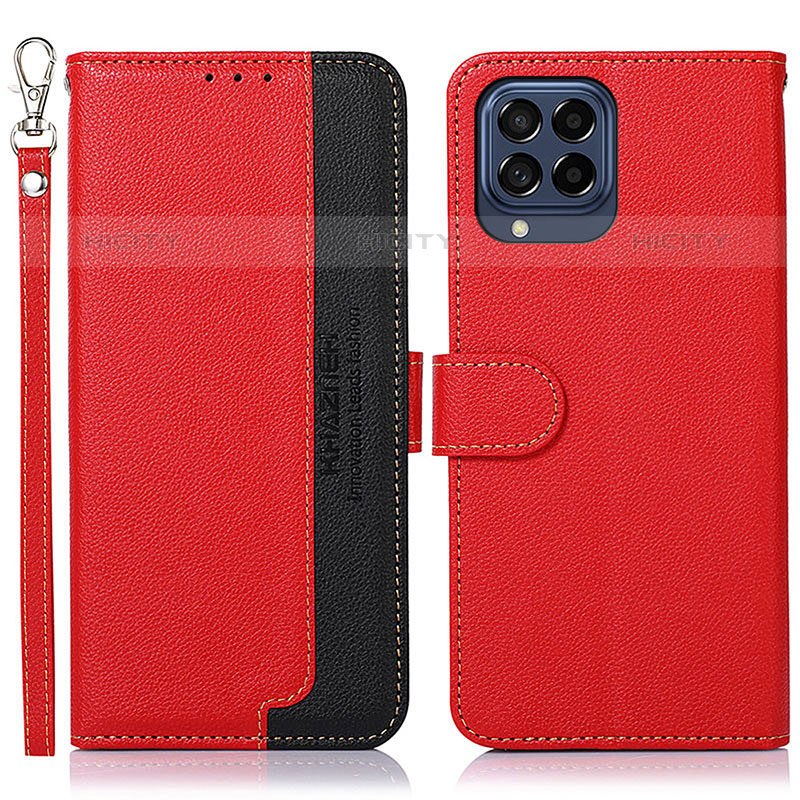 Custodia Portafoglio In Pelle Cover con Supporto A09D per Samsung Galaxy M53 5G