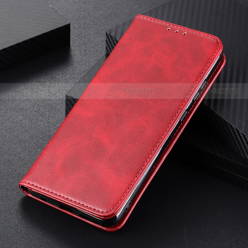 Custodia Portafoglio In Pelle Cover con Supporto A09D per Samsung Galaxy S22 Plus 5G Rosso