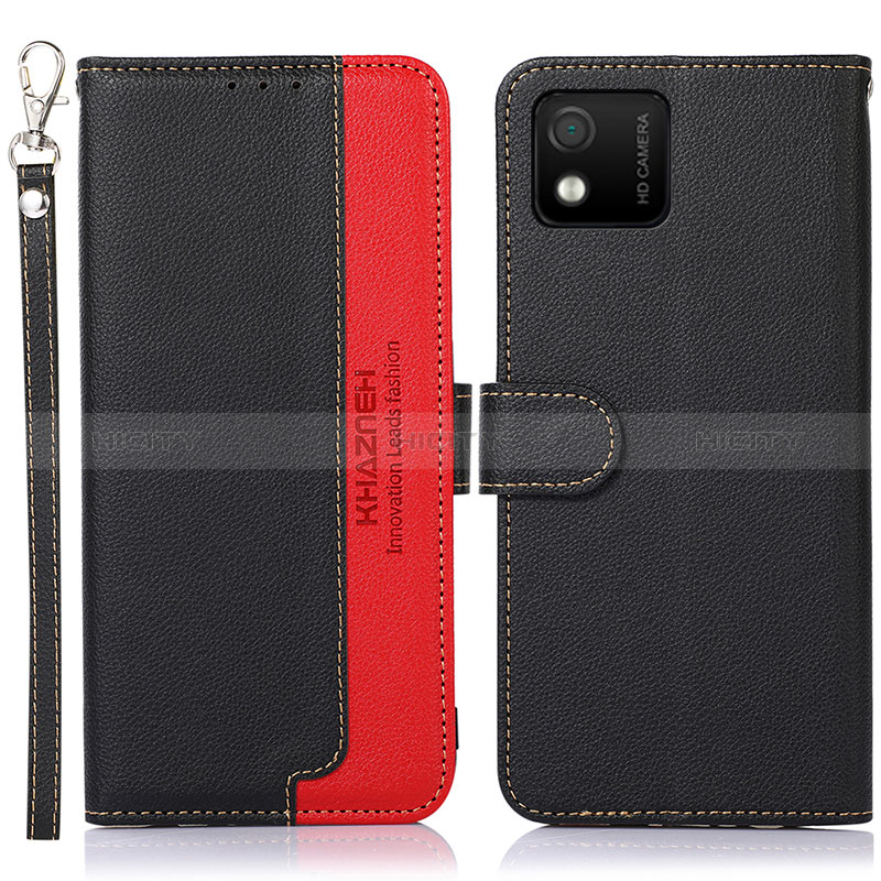 Custodia Portafoglio In Pelle Cover con Supporto A09D per Wiko Y52