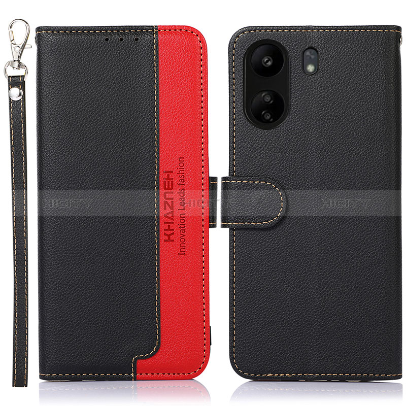 Custodia Portafoglio In Pelle Cover con Supporto A09D per Xiaomi Poco C65