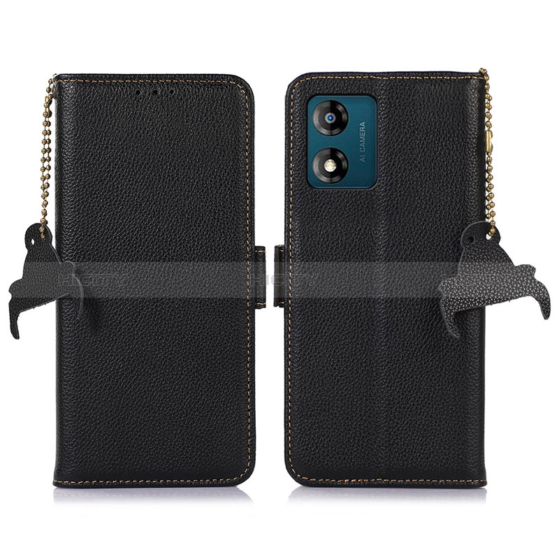 Custodia Portafoglio In Pelle Cover con Supporto A10D per Motorola Moto E13